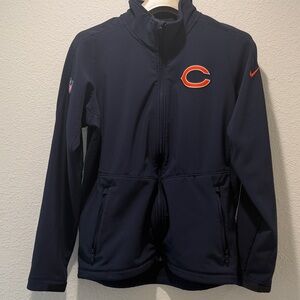 Nike Dark Blue Bomber Jacket. Chicago bears